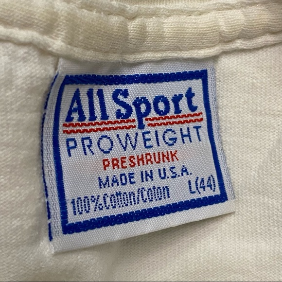 Vintage 80’s Violin Power Chaconne White Single Stitch T Shirt Made in USA Large - Picture 6 of 7